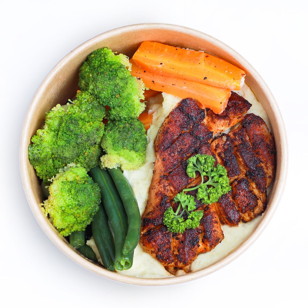 Mashed Potatoes & Grilled Chicken