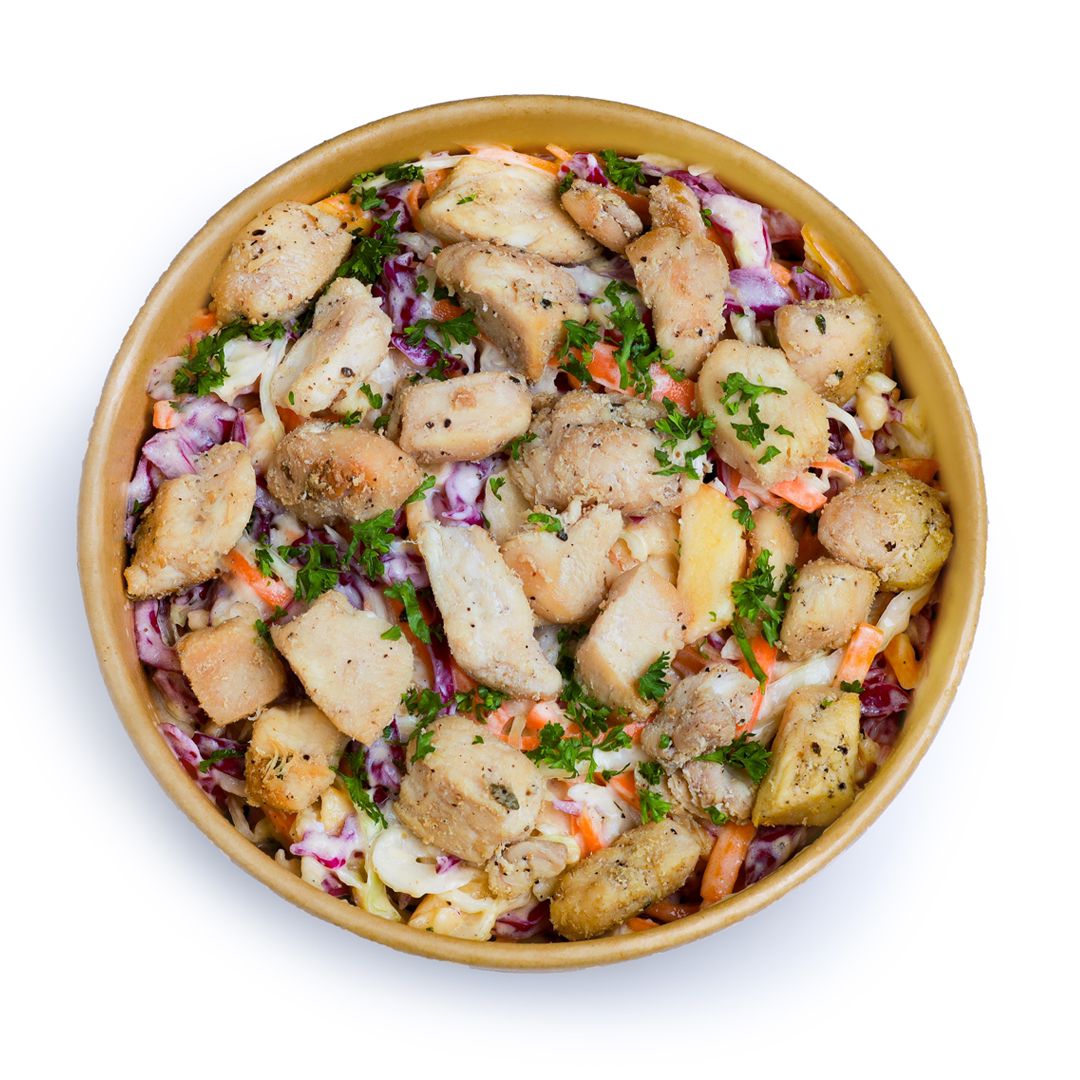 Chicken Coleslaw Salad