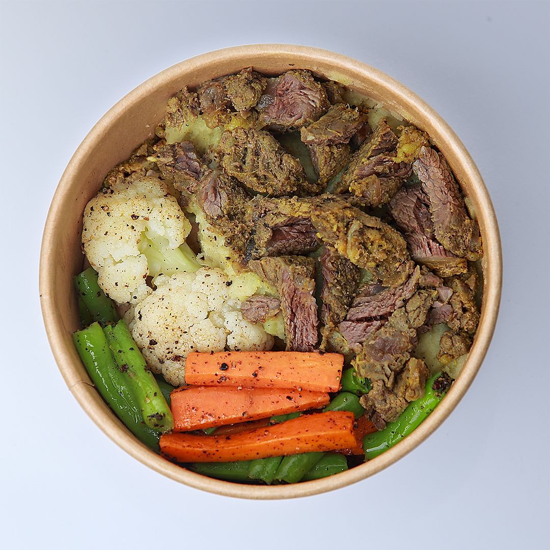 Mashed Sweet Potato & Beef Wedges