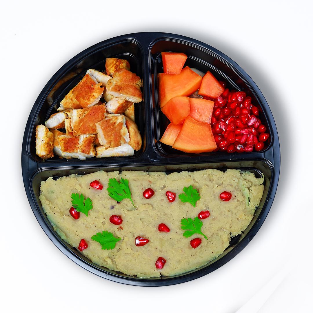 Grilled Chicken & Sweet Potato Mash